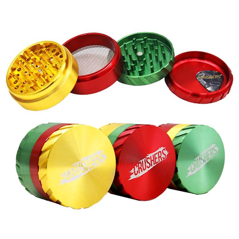 Crushers Rasta 4 Part Heavy Grinder (GR153) | 53mm product image